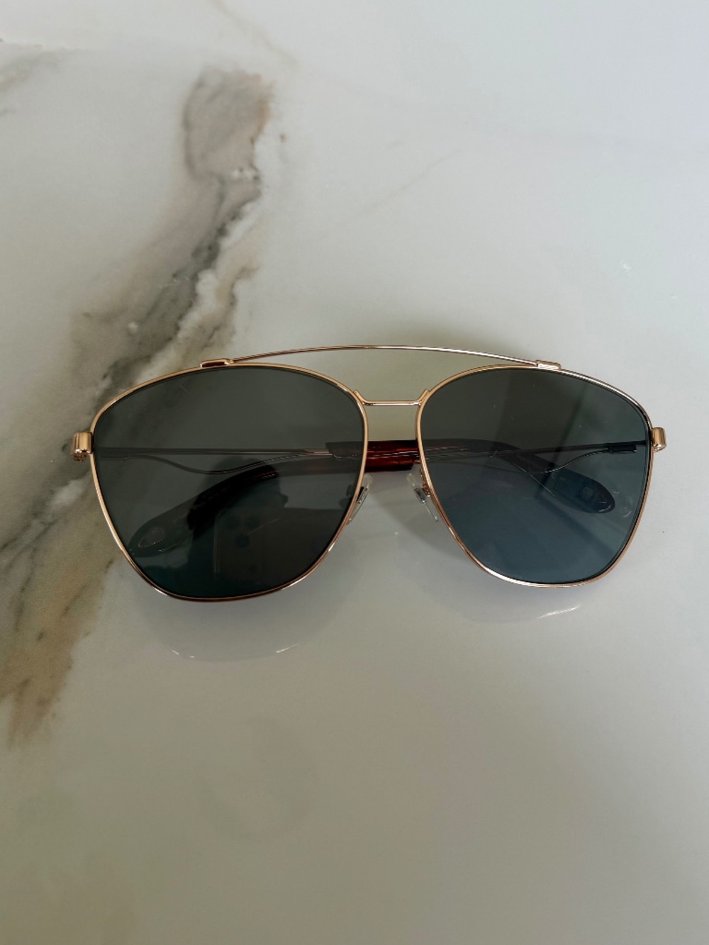 GIVENCHY GV 7049/S DDBEL Aviator Sunglasses - Gold - Like New